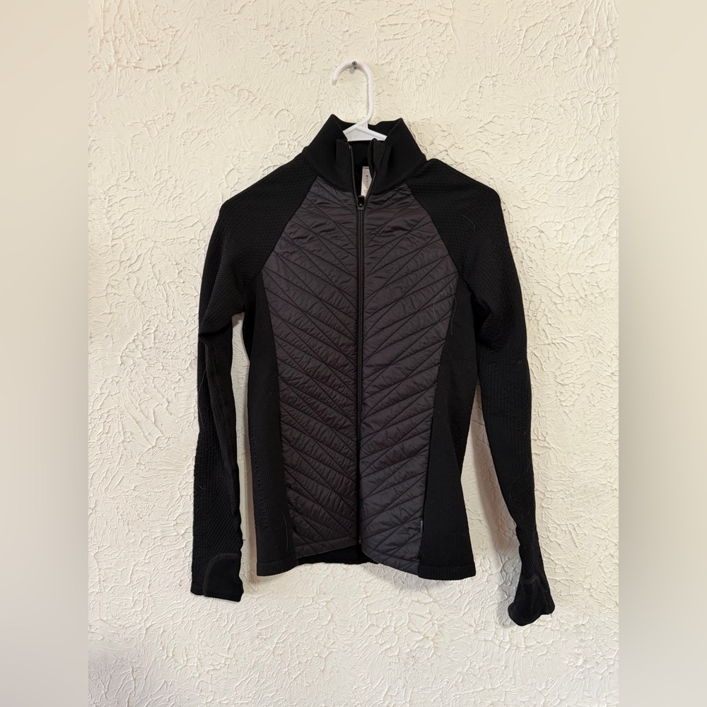 Athleta Zip Up Jacket Women’s Small Black | Nylon Elastane Activewear